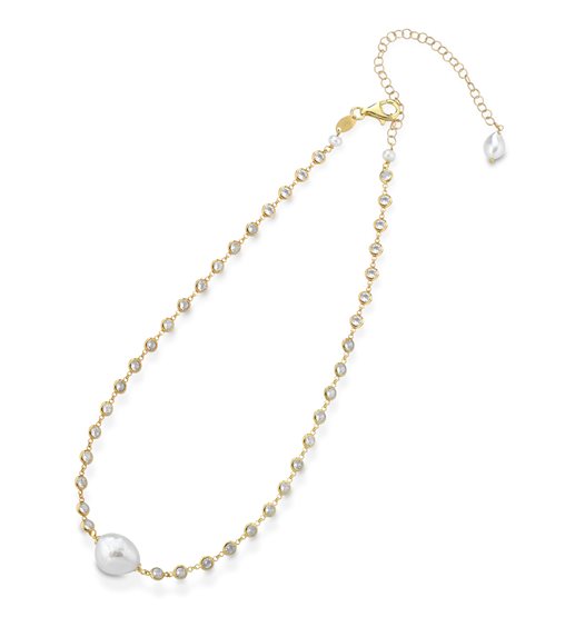 Collier Lelune Femme LELUNE GLAMOUR in Argent Perla LGNK394.2 - LGNK394.2